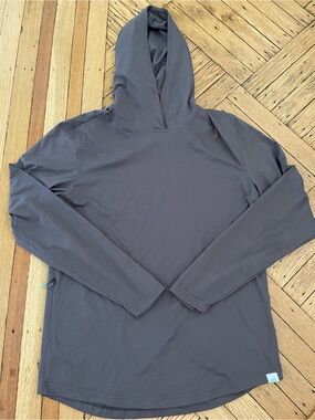 Myles Lightweight Hooded Long-Sleeve Shirt - Charcoal Gray